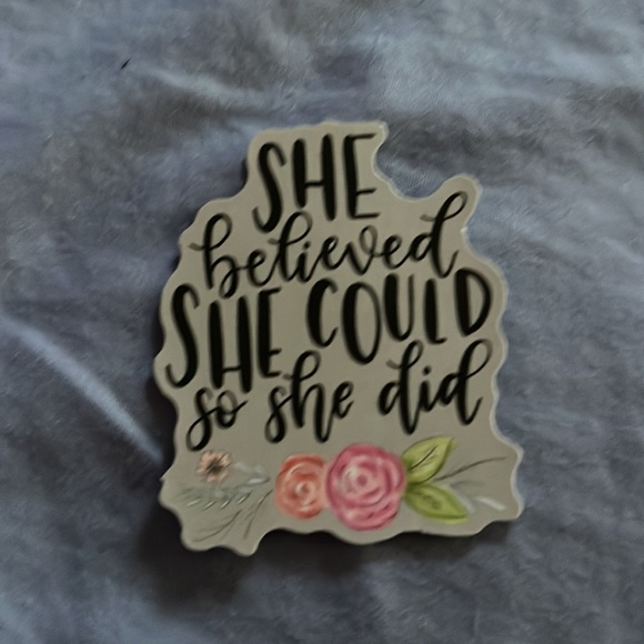 These are 5 motivational stickers. For you water bottle, laptop, binder, etc!🥰 - Picture 6 of 6